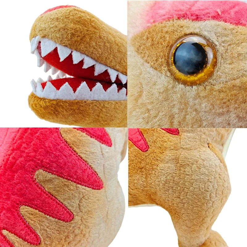 25cm Simulation Dinosaur Plush Toy Lifelike Triceratops Ankylosaur Stegosaur T-rex Pterosaur Dragon Doll Cartoon Soft Kids Gift - Image 2