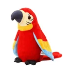 Talking Parrot Repeat What You Say Electronic Record Bird Shake Wings Plush Interactive Toys for Kids Christmas Birthday Gift