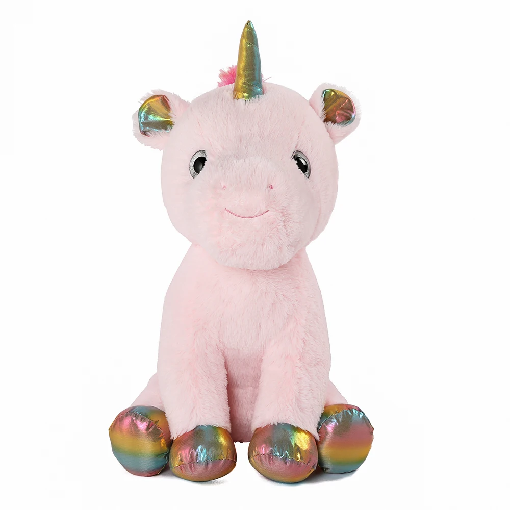 Cute Pink Unicorn Plush Toy for Kids and Parties - Image 2
