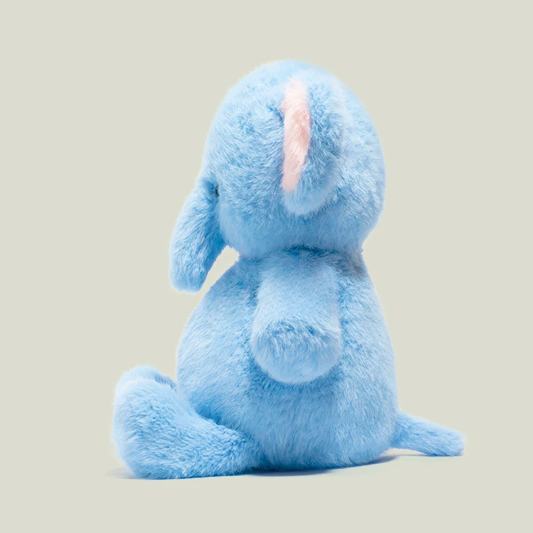 Blue Plush Elephant Toy - Image 6