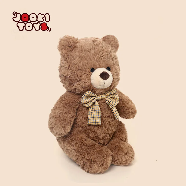 Bow Tie Bear Plush Toy - Soft Stuffed Animal - Image 2