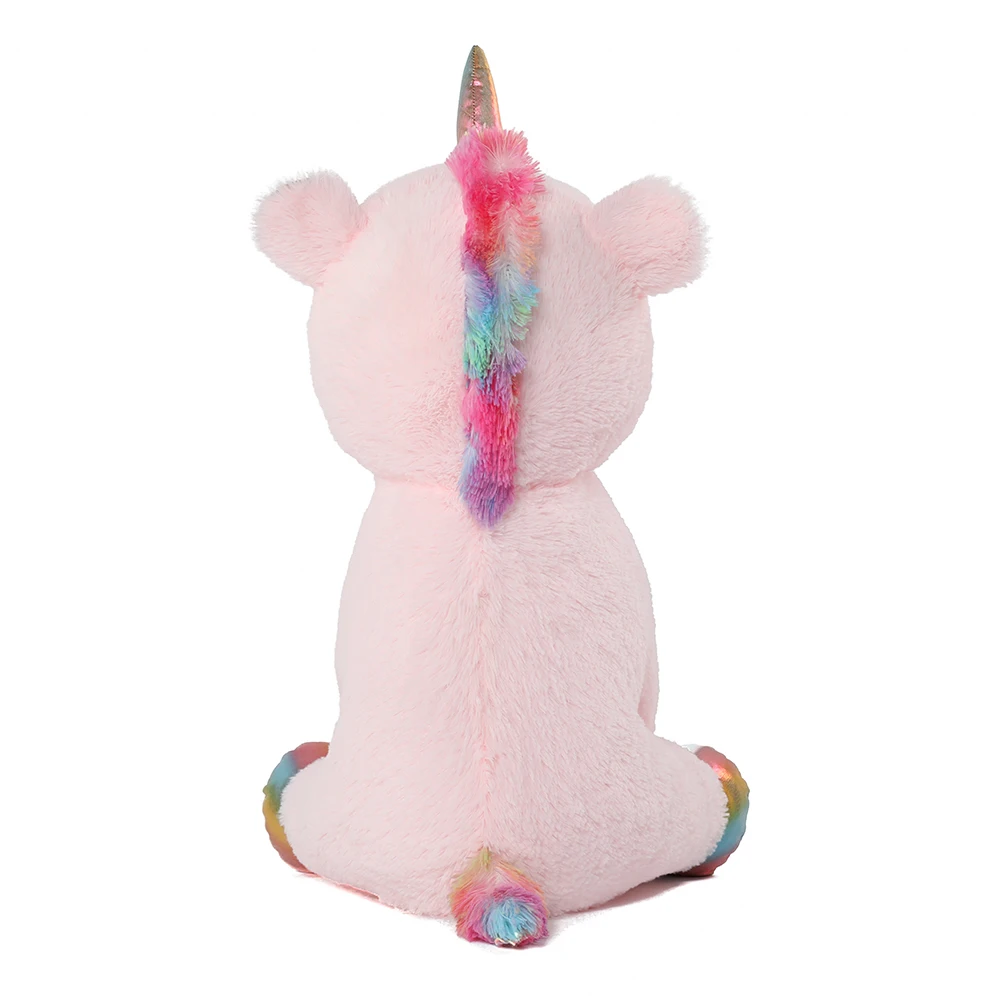 Cute Pink Unicorn Plush Toy for Kids and Parties - Image 3
