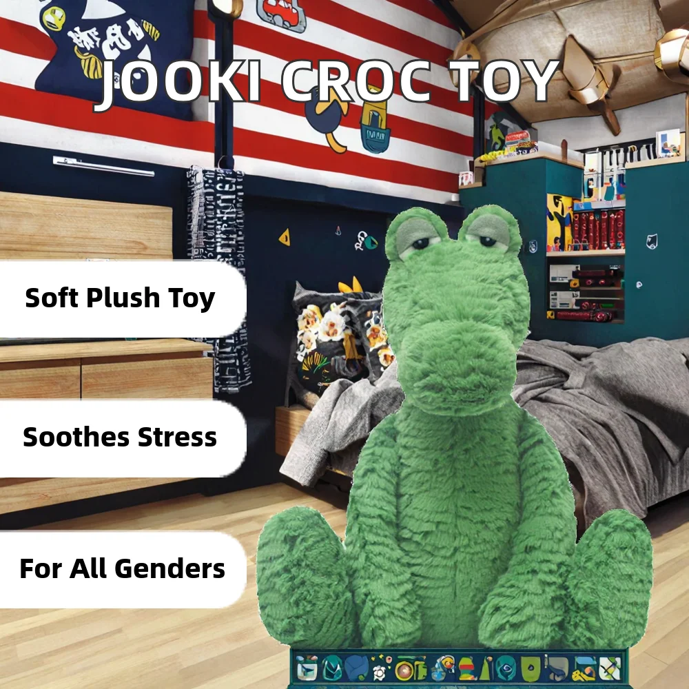 Large Crocodile Plush Doll Toy Soft Stuffed Animal - Image 5