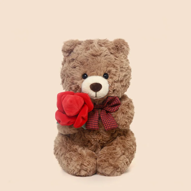 Bow Tie Bear Plush Toy - Soft Stuffed Animal - Image 8