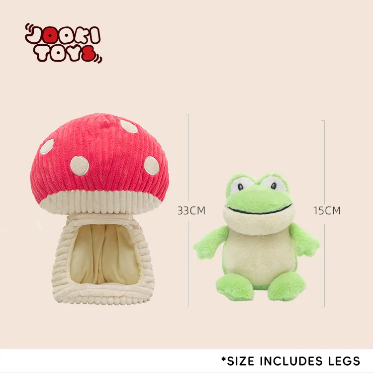 Plush Frog Mushroom Doll Toy - Soft Stuffed Animal - Image 6