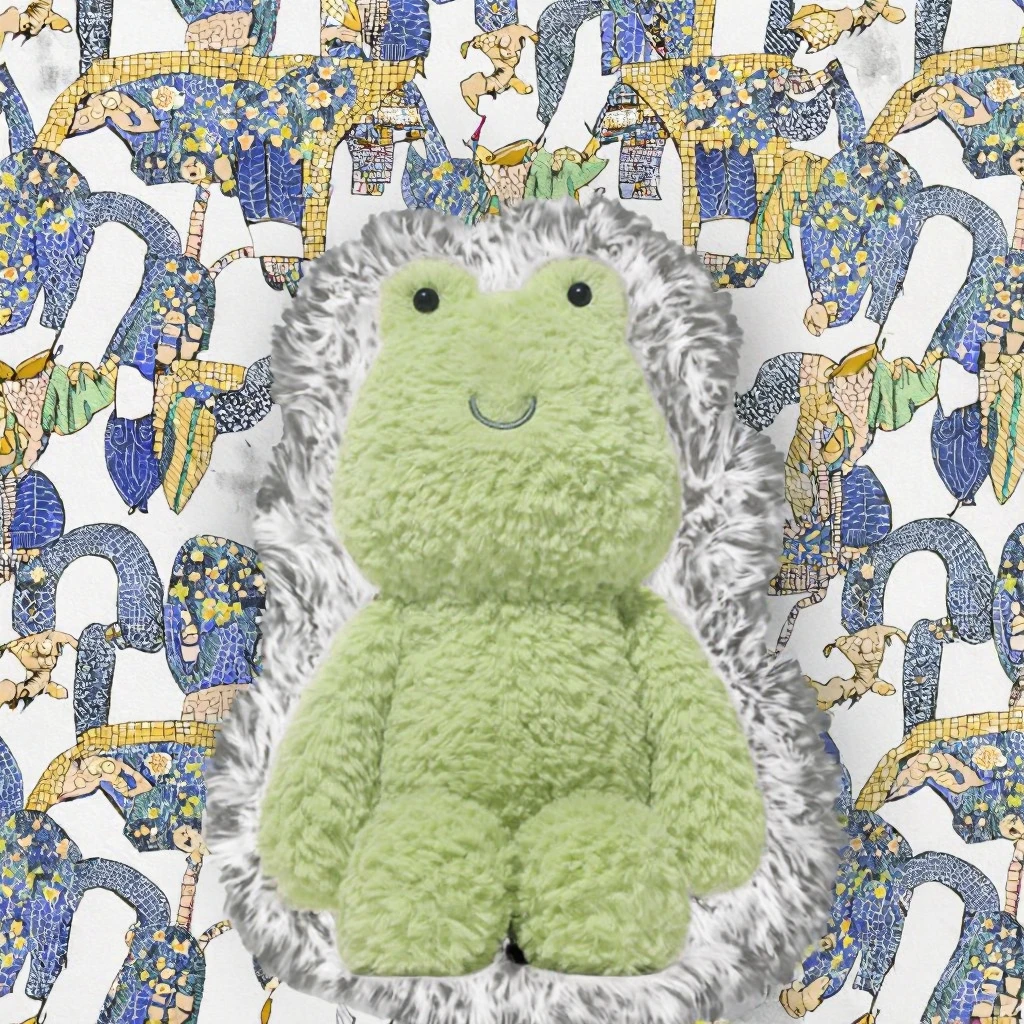 Plush Frog Doll Soft Stuffed Toy for Kids - Image 3