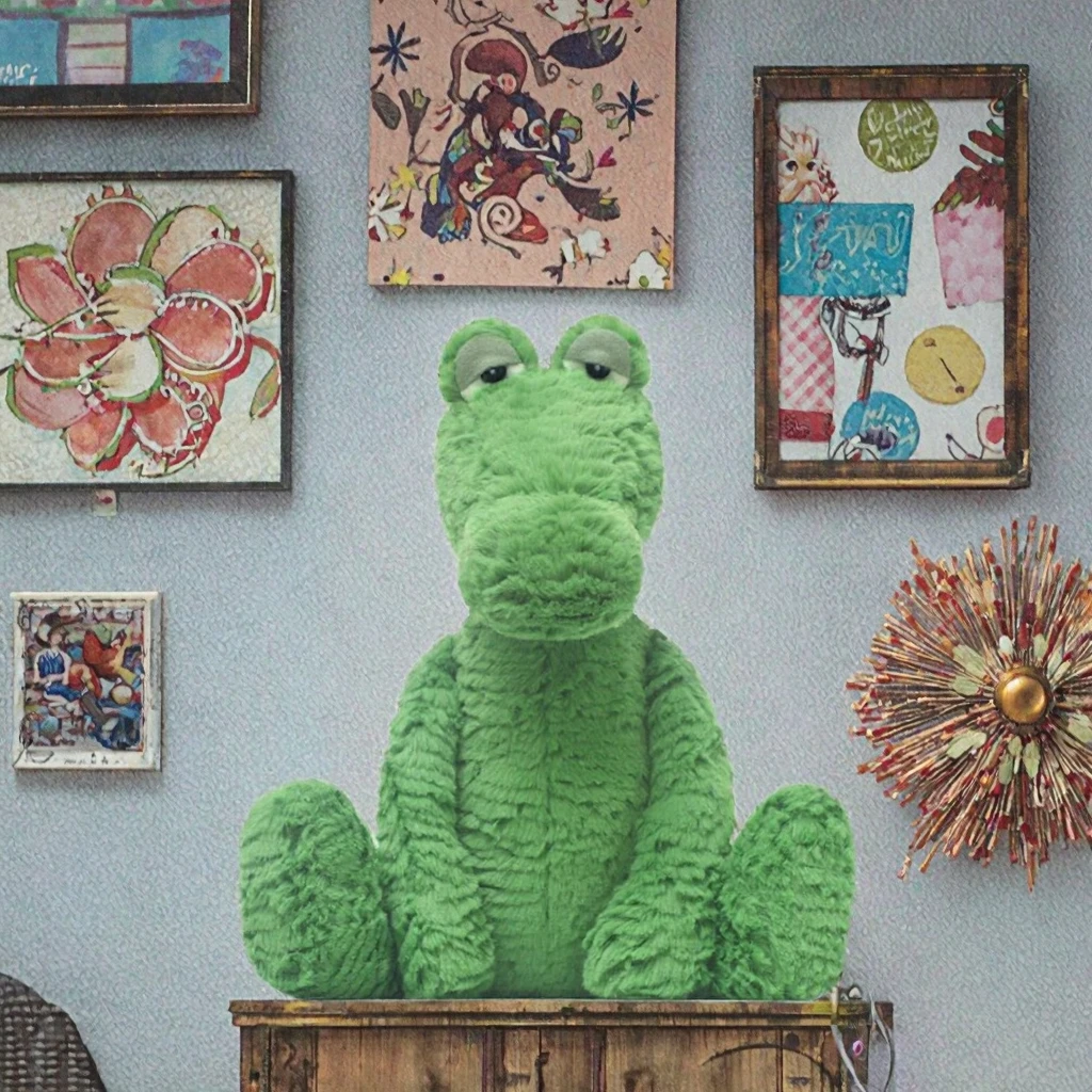 Large Crocodile Plush Doll Toy Soft Stuffed Animal - Image 6