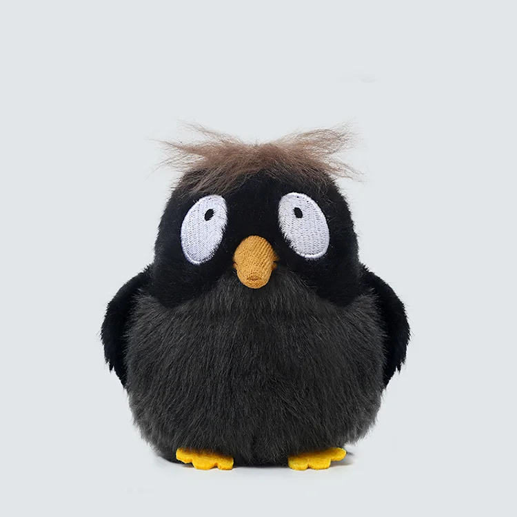 Crested Myna Plush Toy - Customizable Stress Relief Animal - Image 7