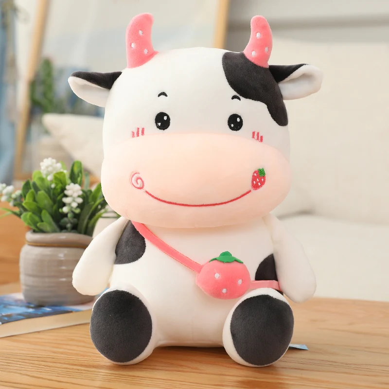 Cute Calf Cow Plush Toy Backpack and Pillow - Image 7
