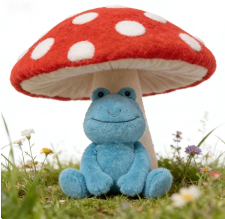 Soft Plush Frog Doll for Kids - Image 4